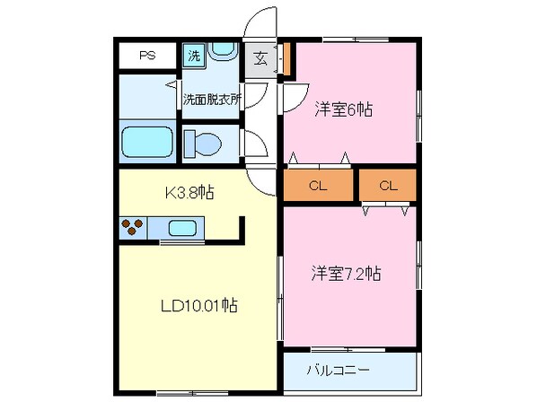 ヒーローマンション大岡の物件間取画像